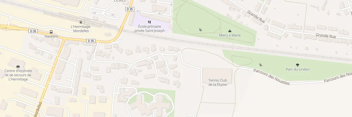 Plan du 12 Che des Nouettes à L’Hermitage