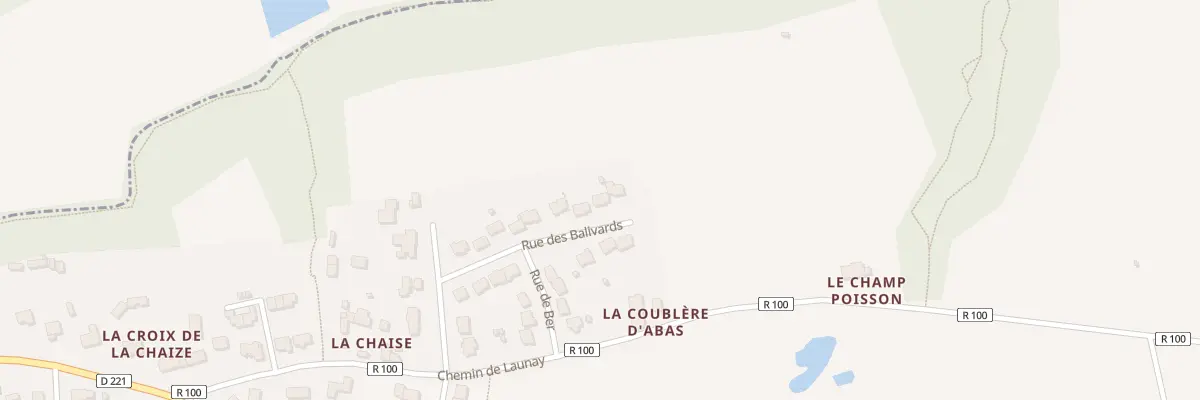 Plan du 15 Rue des Balivards à Saint-Symphorien