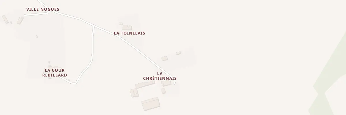 Plan du 5710 La Chrétiennais à Gévezé