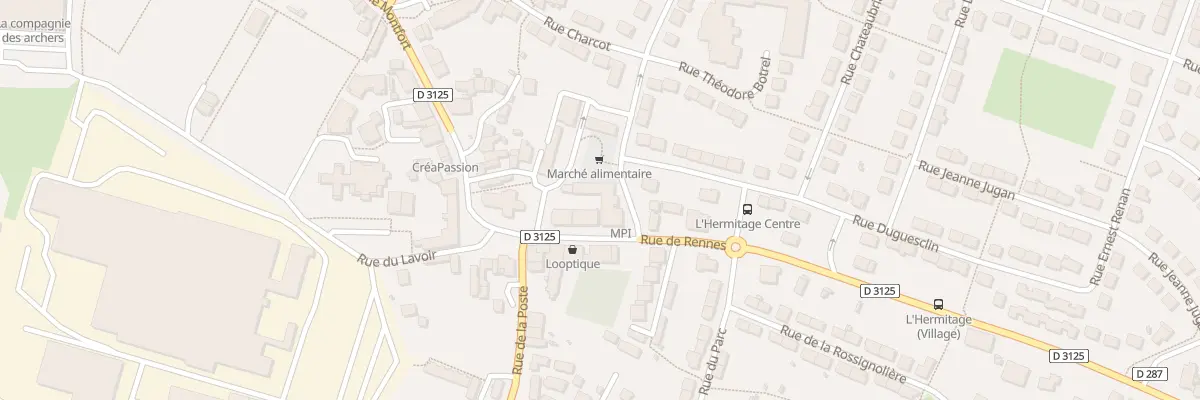 Plan du 3 Rue du Portail à L’Hermitage
