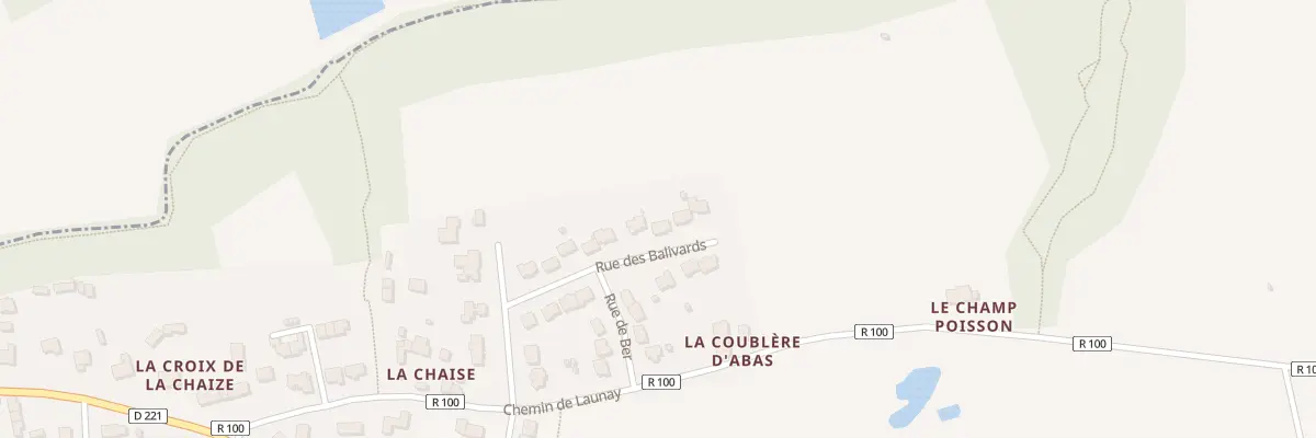 Plan du 13 Rue des Balivards à Saint-Symphorien