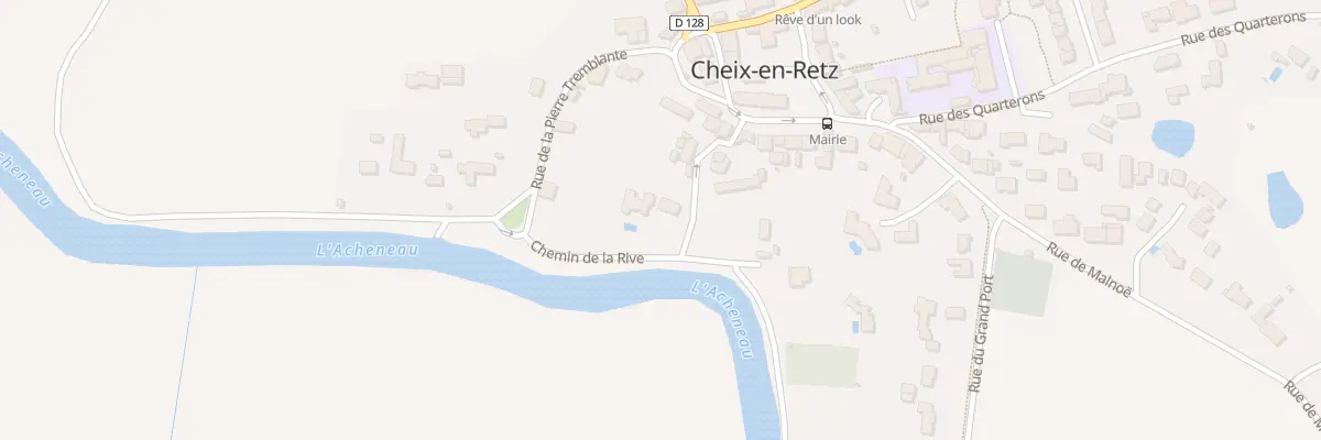 Plan du 2 Che de la Rive à Cheix-en-Retz