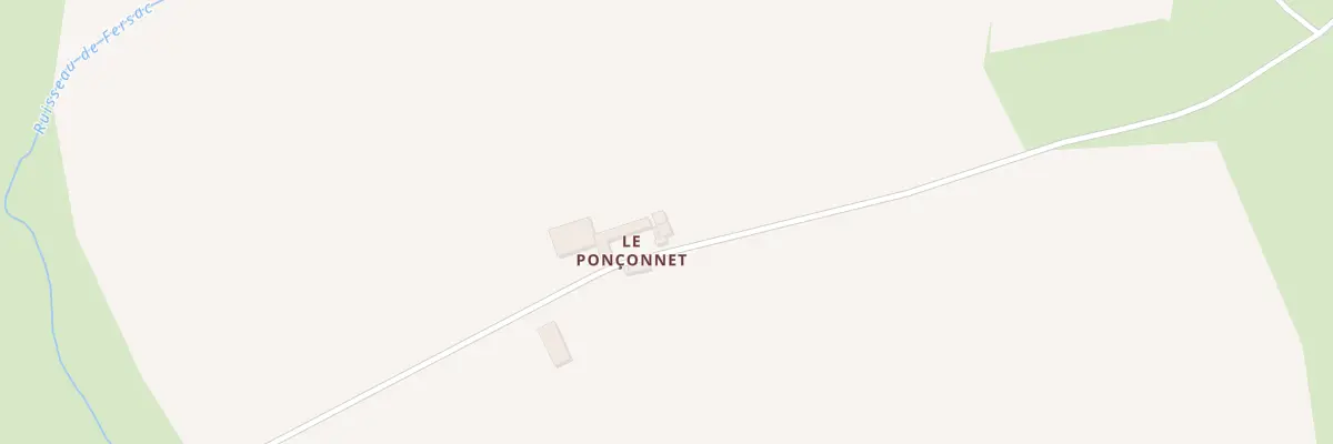 Plan du 55 Le Ponçonnet à Meillac