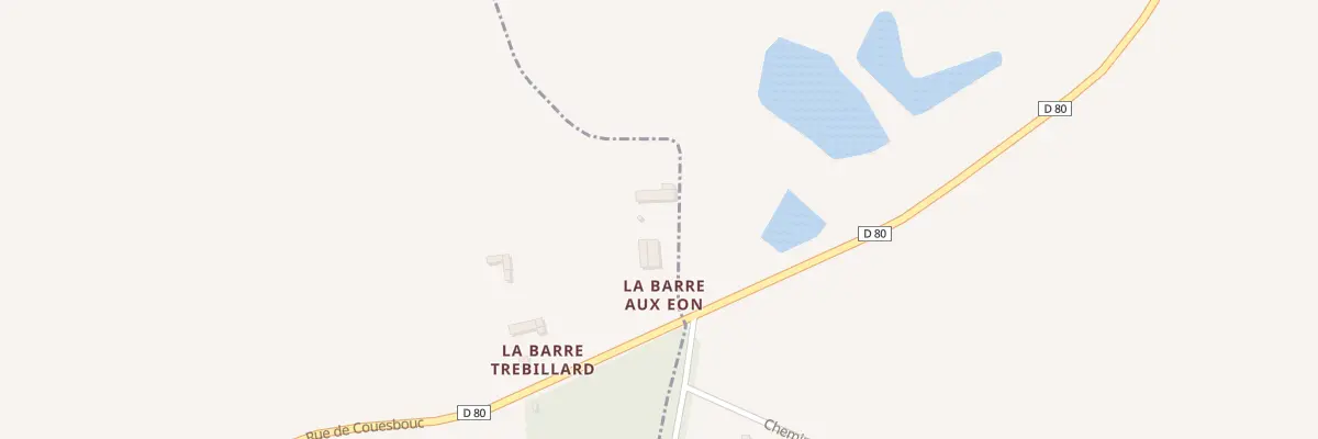 Plan du 1627 Rue de Couesbouc à Saint-Symphorien