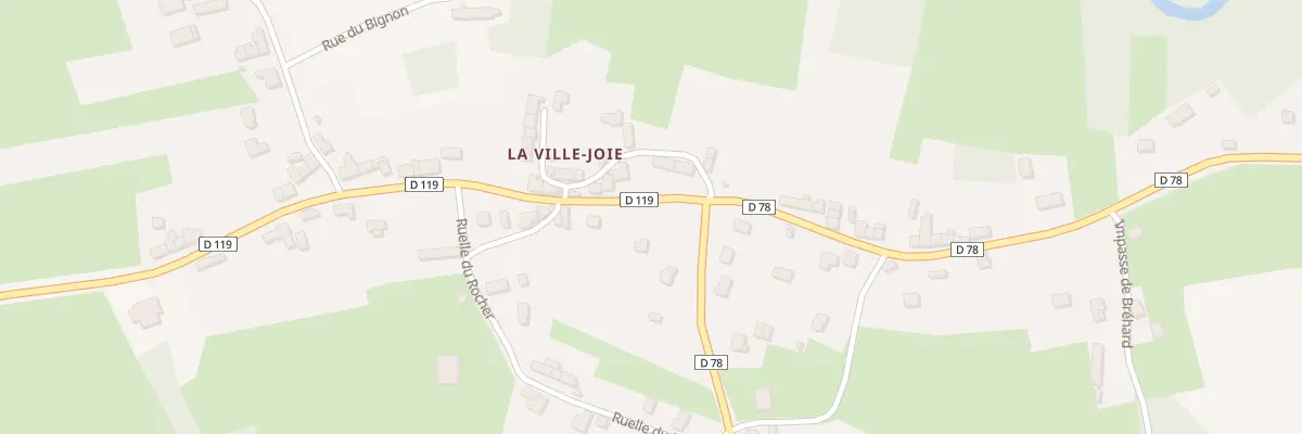 Plan du 5405 La Ville Joie au Tronchet