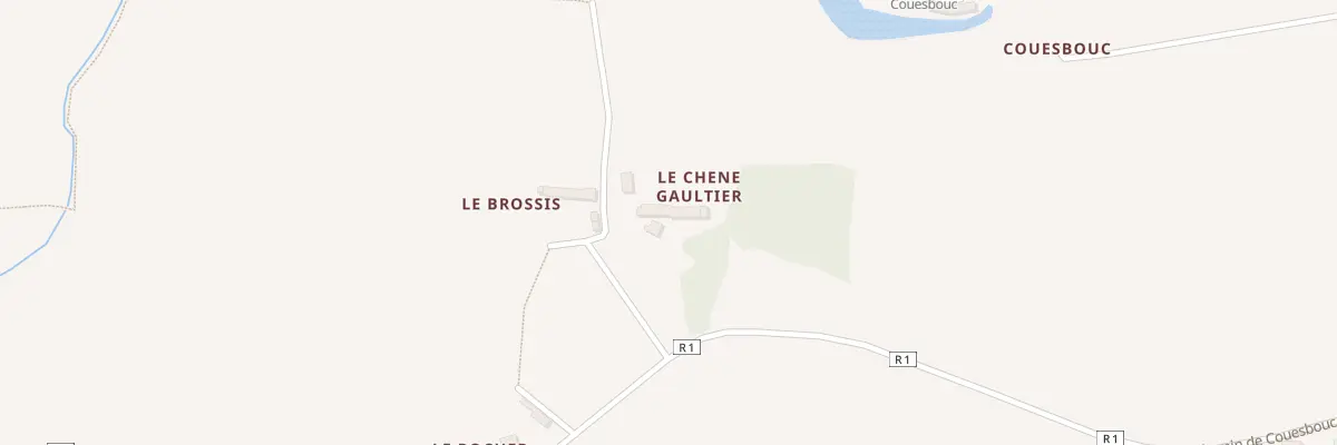 Plan du 81 Le Chêne Gaultier à Saint-Gondran