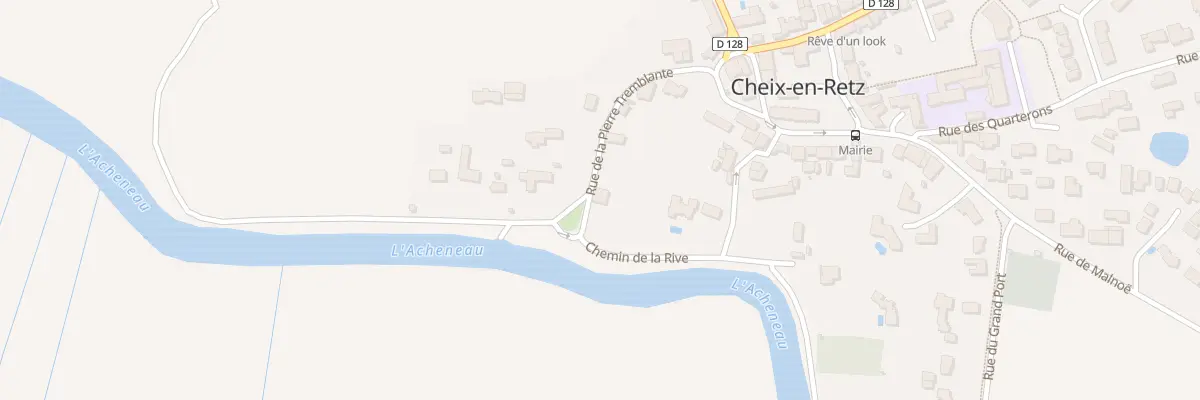 Plan du 7 Rue de la Pierre Tremblante à Cheix-en-Retz