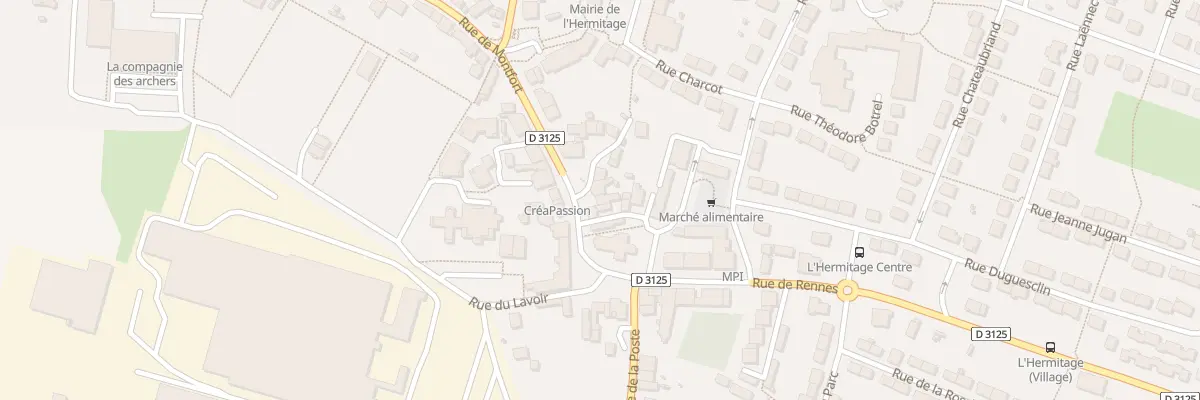 Plan du 6 Rue de Montfort à L’Hermitage