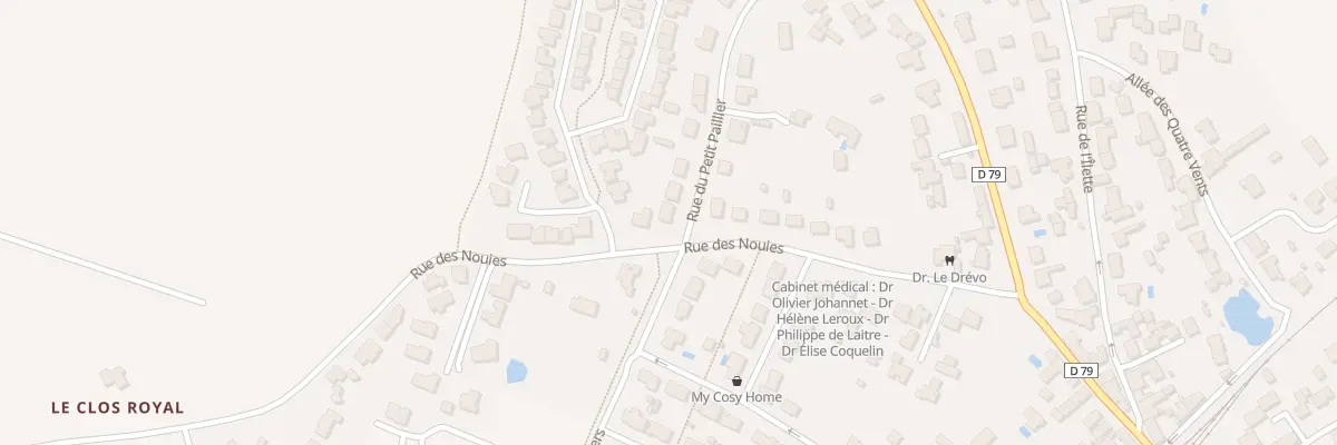 Plan du 1 Rue du Petit Paillier à Sainte-Pazanne