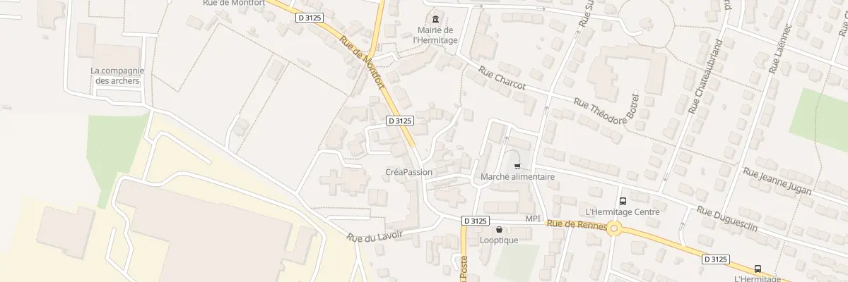 Plan du 20 Rue de Montfort à L’Hermitage