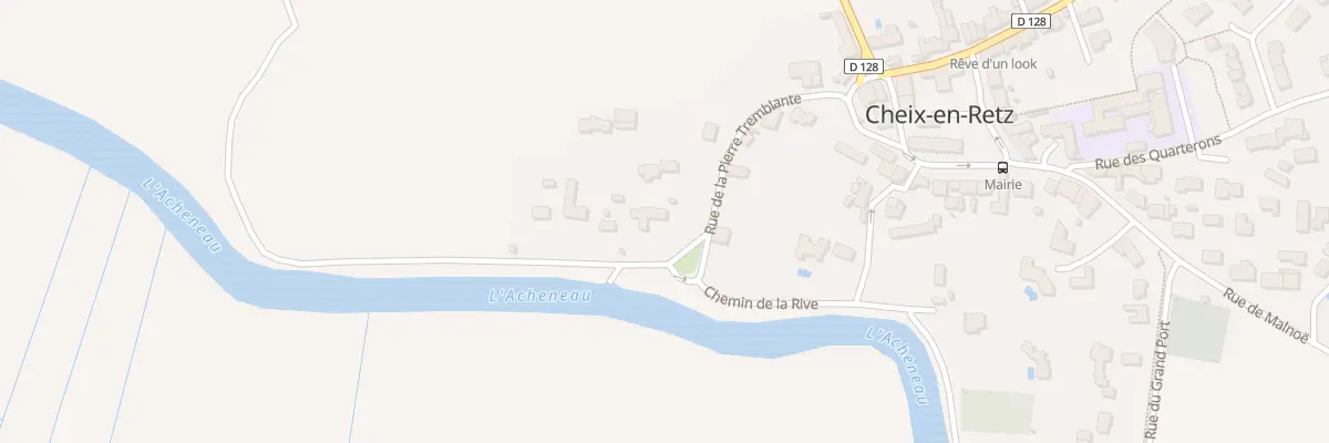 Plan du 12 Rue de la Pierre Tremblante à Cheix-en-Retz