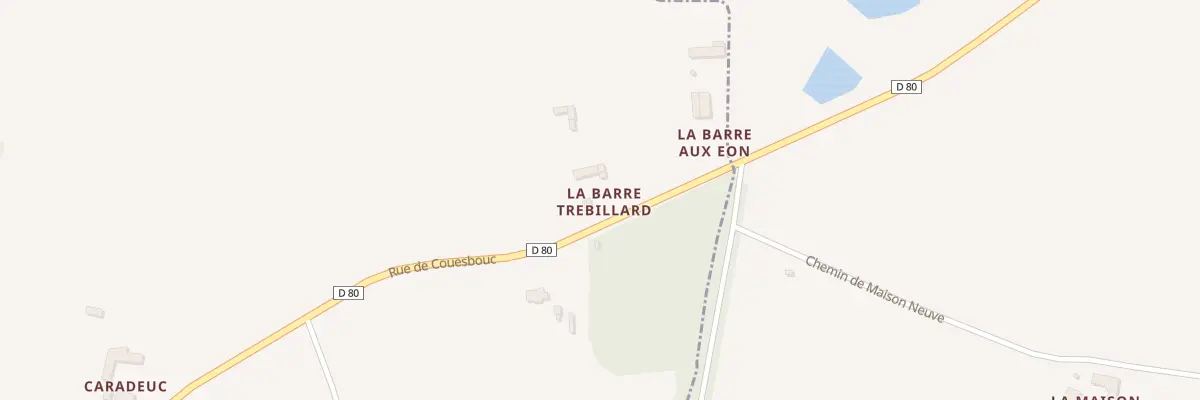 Plan du 5009 La Barre Trebillard à Saint-Gondran