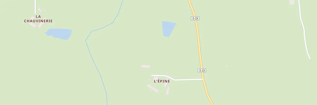 Plan du 2 L’Epine à Tréauville