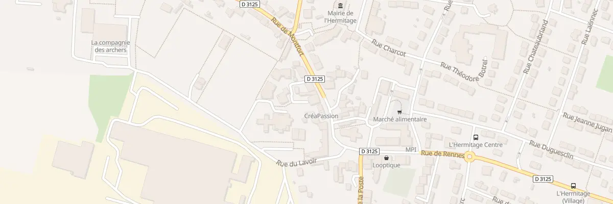 Plan du 25 Rue de Montfort à L’Hermitage