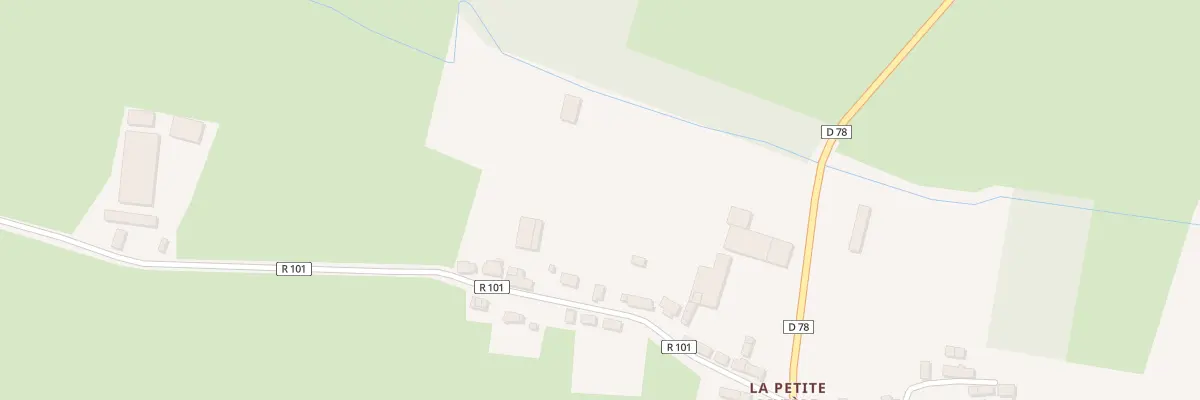 Plan du 5490 La Petite Rivière à Roz-Landrieux