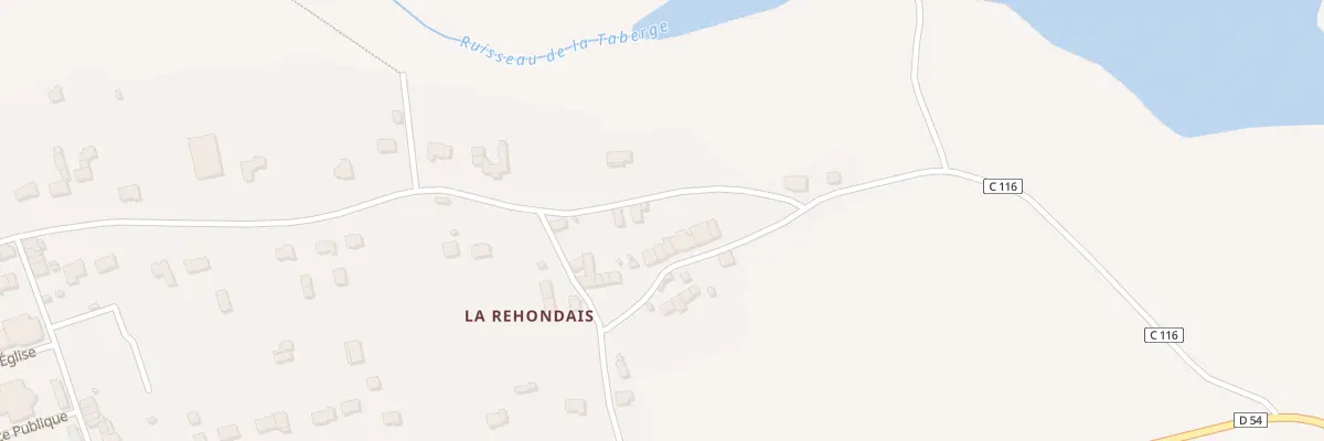 Plan du 7 La Rehondais à Sainte-Anne-sur-Vilaine