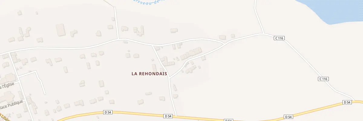 Plan du 3 La Rehondais à Sainte-Anne-sur-Vilaine
