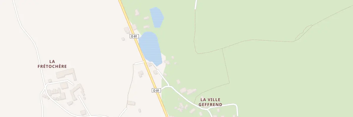 Plan du 5530 La Ville Geffrend à Québriac