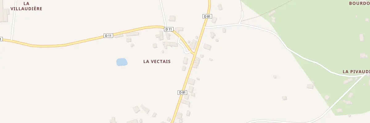 Plan du 5417 La Vectais à Québriac
