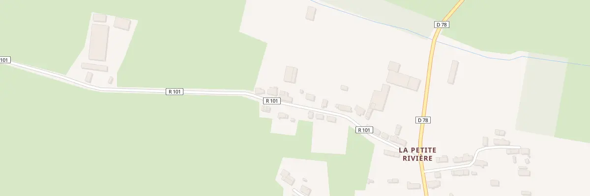 Plan du 5059B La Petite Rivière à Roz-Landrieux