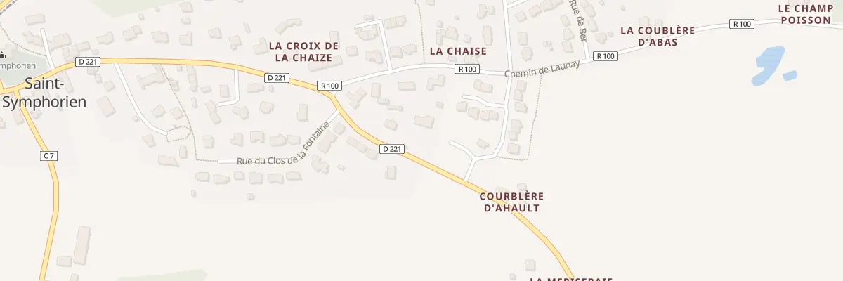 Plan du 2 Rue d’Armorique à Saint-Symphorien