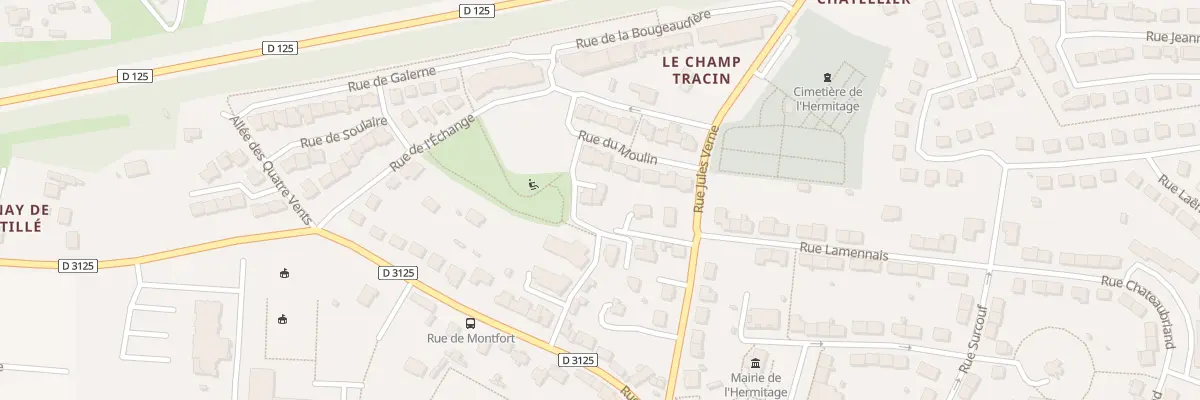 Plan du 10 Rue de la Perrière à L’Hermitage