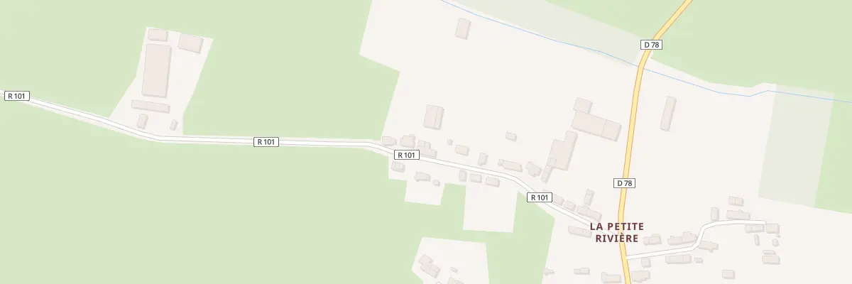 Plan du 5059 La Petite Rivière à Roz-Landrieux