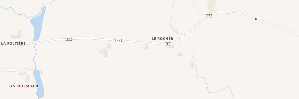 Plan du 564 Le Rocher à Saint-Gondran