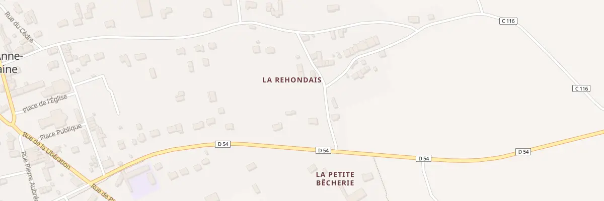 Plan du 17 La Rehondais à Sainte-Anne-sur-Vilaine