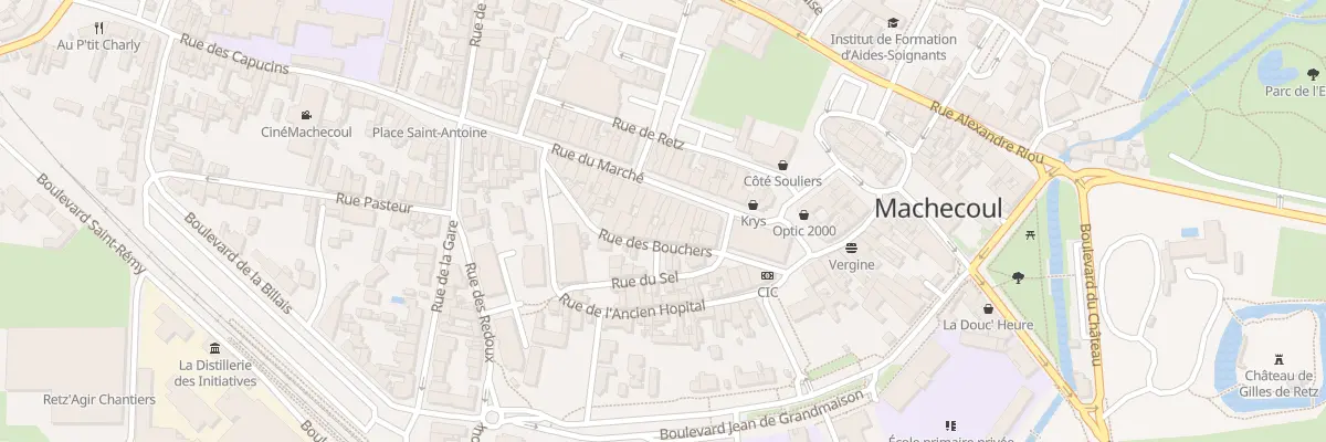 Plan du 6 Rue des Bouchers à Machecoul-Saint-Même