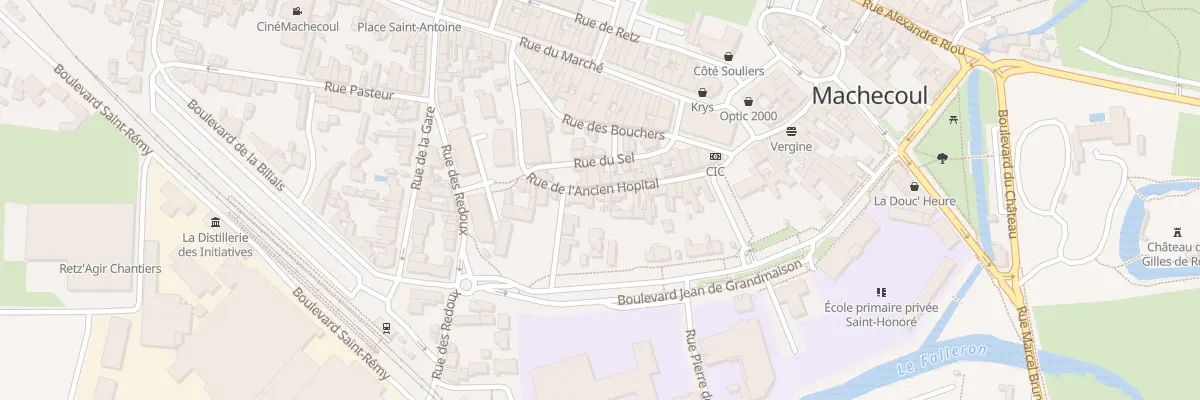 Plan du 21 Rue de l’Ancien Hôpital à Machecoul-Saint-Même