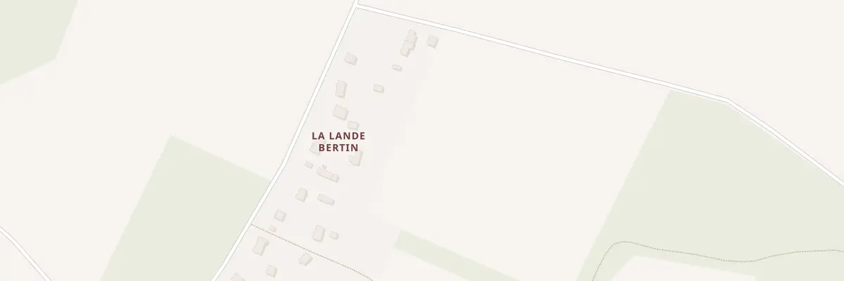 Plan du 6496 La Lande Bertin à Guignen