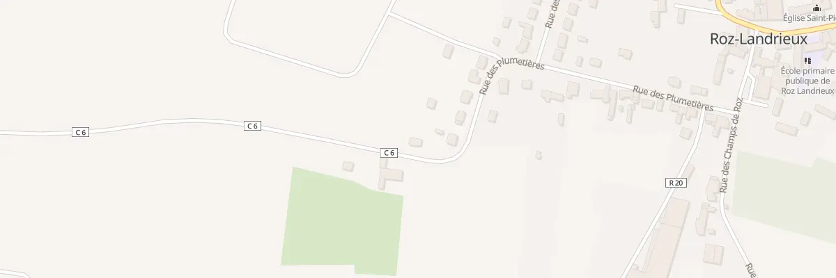 Plan du 34 Rue des Plumetières à Roz-Landrieux