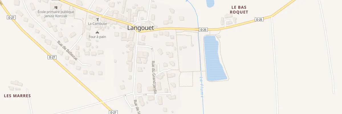 Plan du 3 Rue du Grand Jardin à Langouet