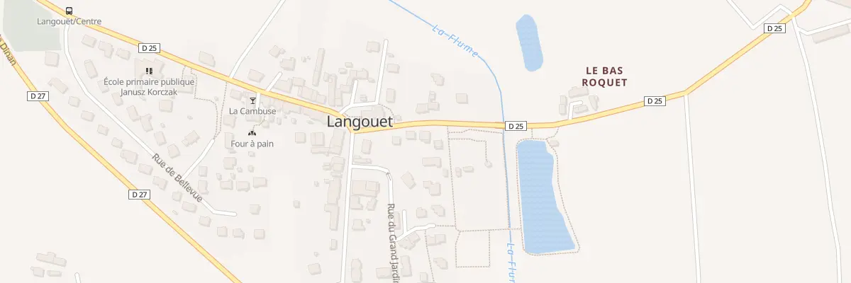 Plan du 6 Rue Saint Armel à Langouet