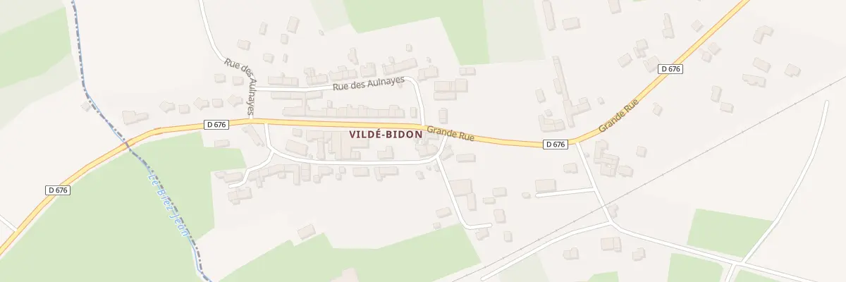 Plan du 13A Rue Grande Rue à Roz-Landrieux