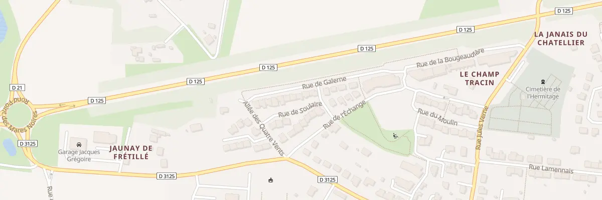 Plan du 15 Rue de Galerne à L’Hermitage