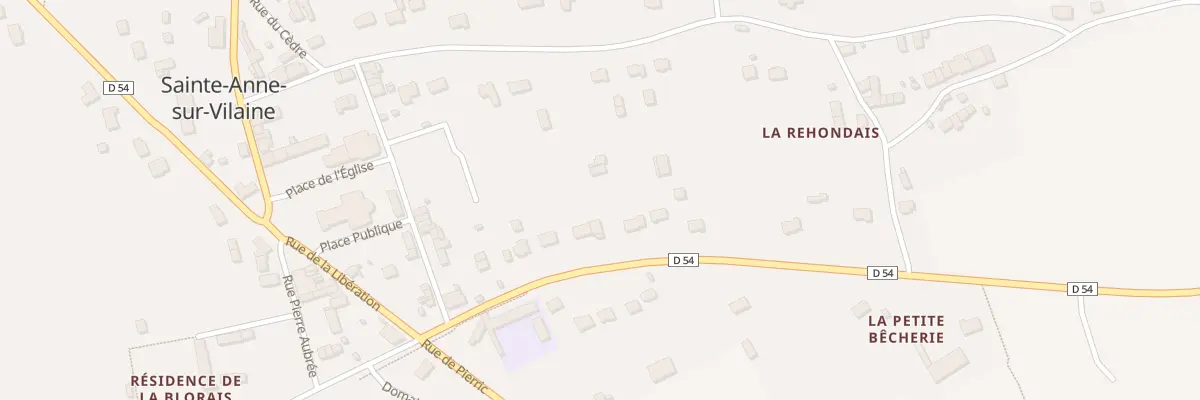 Plan du 11 Rue du Grand Fougeray à Sainte-Anne-sur-Vilaine