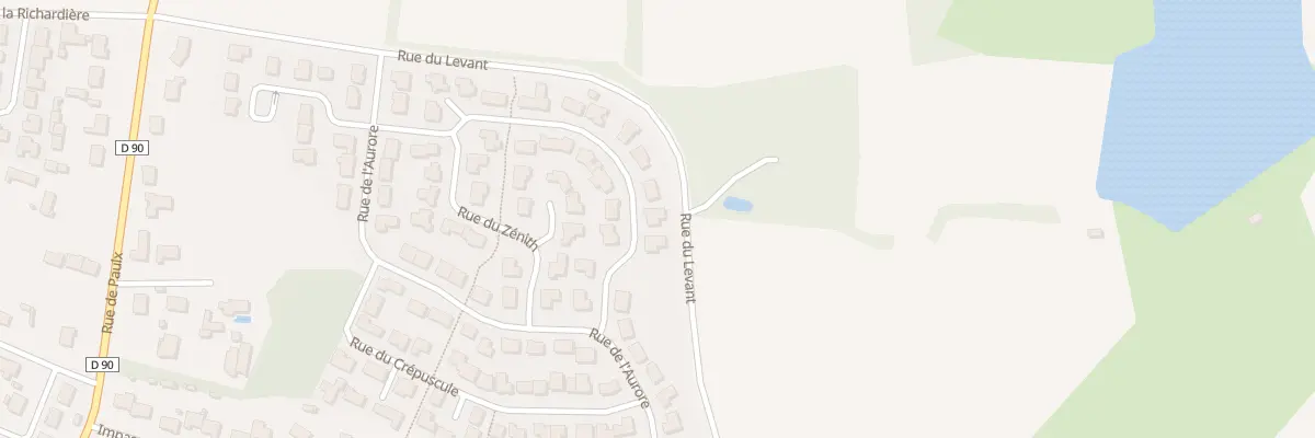 Plan du 23 Rue de l’aube à La Garnache