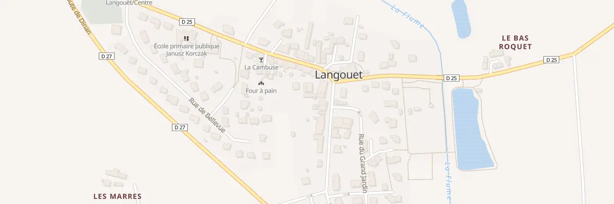 Plan du 5087 Le Bourg à Langouet