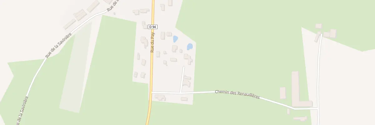 Plan de Che des Renaudières à Saint-Maixent-sur-Vie