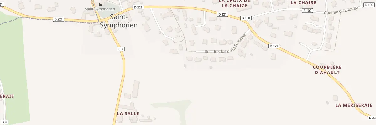 Plan du 19 Rue du Clos de la Fontaine à Saint-Symphorien