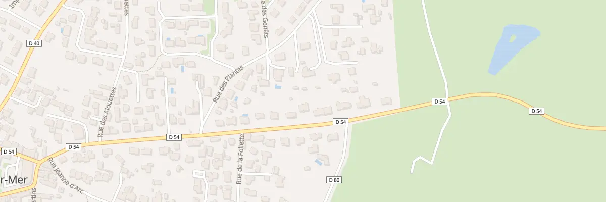 Plan du 42 Rue Mal de Lattre de Tassigny à Brem-sur-Mer