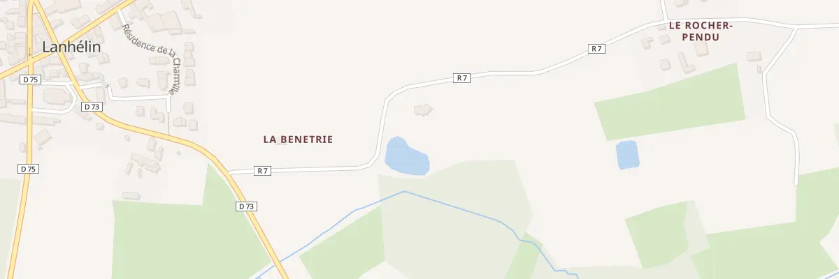Plan du 5001 La Bénetrie à Mesnil-Roc’h