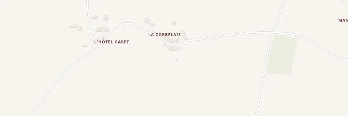 Plan du 3 La Corbelais à Pierric