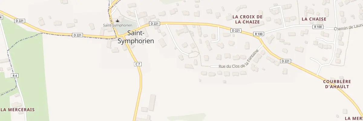 Plan du 5 Pl de l’Avant Deux à Saint-Symphorien