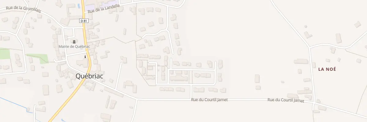 Plan du 28 Rue du Courtil Noë à Québriac