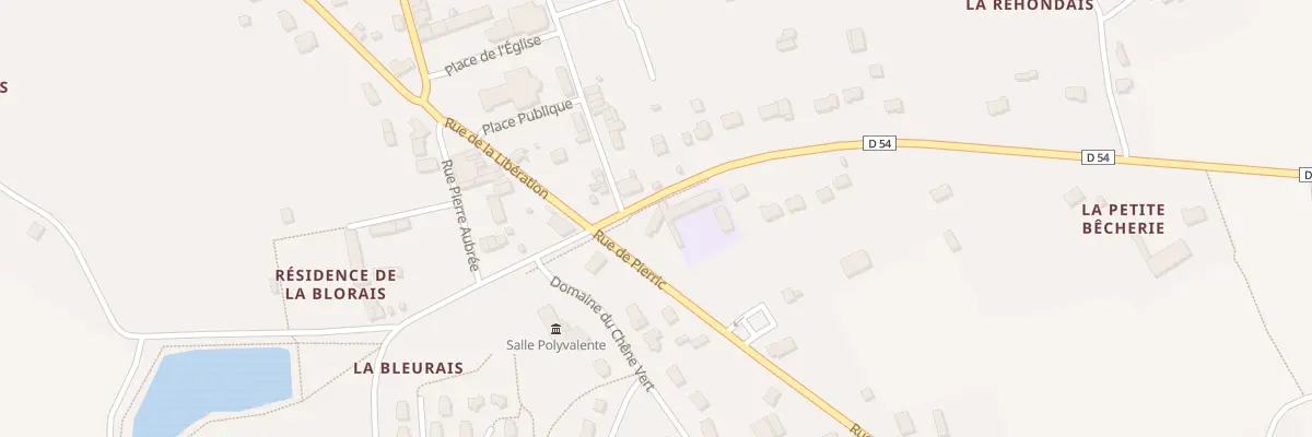 Plan du 2 Rue du Grand Fougeray à Sainte-Anne-sur-Vilaine