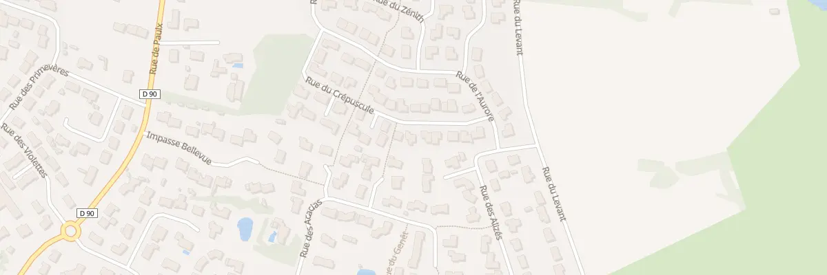 Plan du 26 Rue du crépuscule à La Garnache