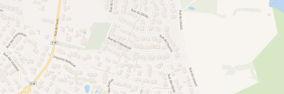 Plan du 15 Rue du crépuscule à La Garnache